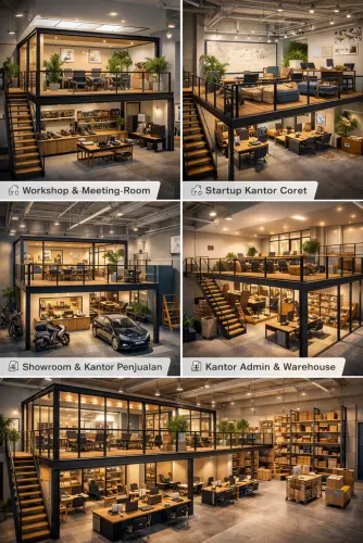 Mezzanine Ruang Kantor di Kebayoran Lama Utara