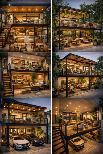 Mezannine Cafe Modern di Kebayoran Lama Utara